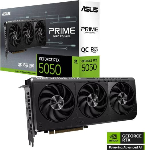 ASUS Prime GeForce RTX 5050 OC Graphics Card