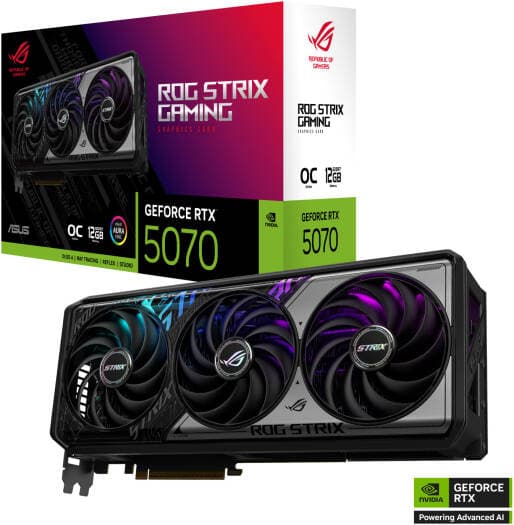 ASUS ROG Strix GeForce RTX 5070 OC Graphics Card