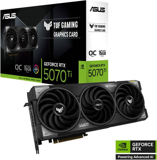 ASUS TUF Gaming GeForce RTX 5070 Ti OC Edition Graphics Card
