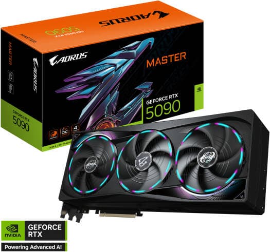 GIGABYTE AORUS GeForce RTX 5090 MASTER Graphics Card
