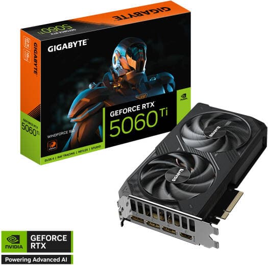 GIGABYTE GeForce RTX 5060 Ti WINDFORCE Graphics Card