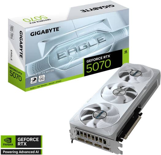 Gigabyte GeForce RTX 5070 EAGLE OC ICE SFF Graphics Card