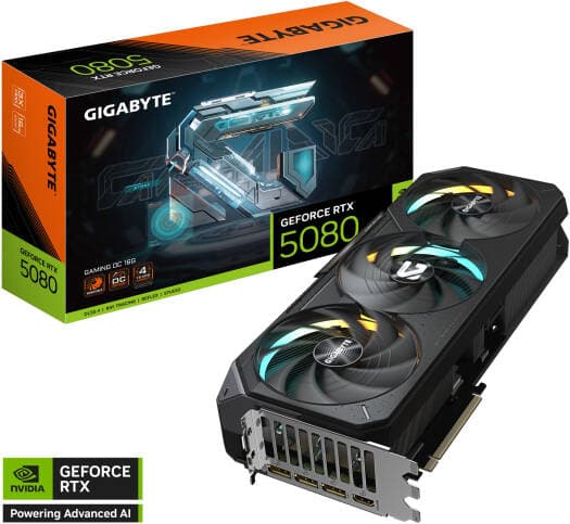 GIGABYTE GeForce RTX 5080 Gaming OC Graphics Card