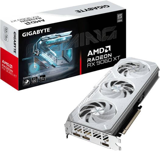 GIGABYTE Radeon RX 9060 XT Gaming OC ICE Graphics Card
