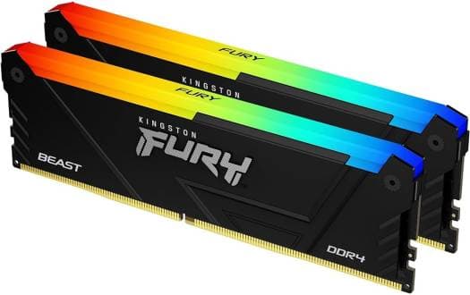 Kingston Fury Beast RGB 64GB (2x 32GB) DDR4 Desktop Memory Kit