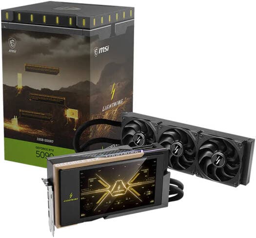 MSI GeForce RTX 5090 LIGHTNING Z Graphics Card
