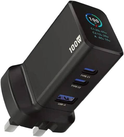 Powerology GaNex 100W Multi Port Adapter