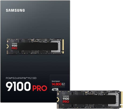 SAMSUNG 9100 PRO 4TB Capacity