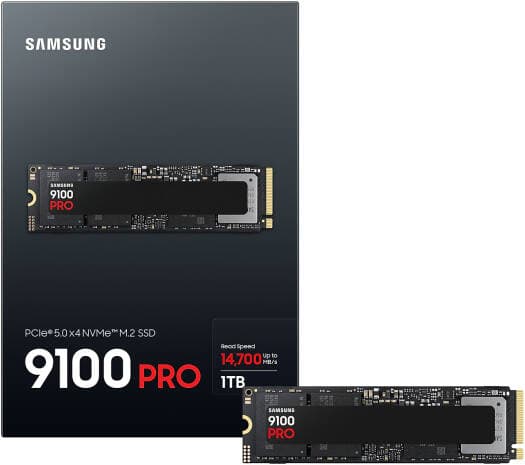SAMSUNG 9100 PRO PCIe 5.0 NVMe M.2 Internal SSD