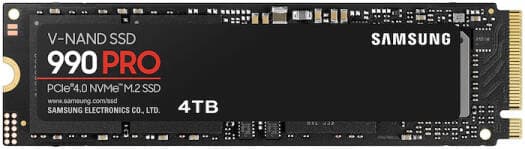 SAMSUNG 990 PRO 4TB NVMe M.2 Internal SSD