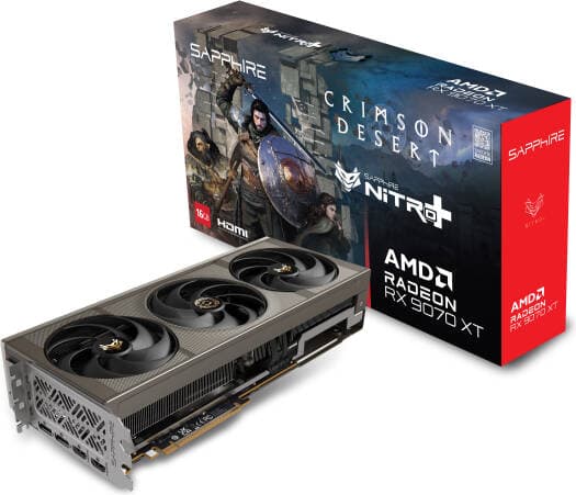 SAPPHIRE NITRO+ AMD Radeon RX 9070 XT OC Crimson Desert Edition Graphics Card