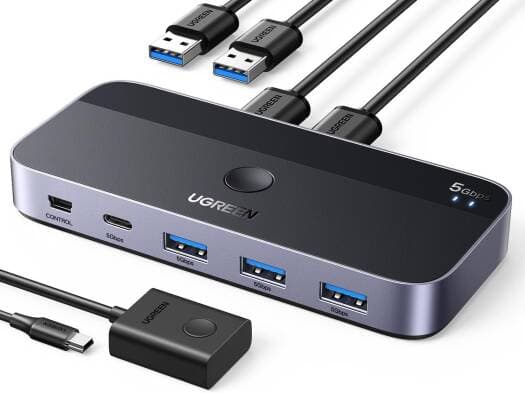 UGREEN USB 3.0 Switch Selector 2 In 4 out