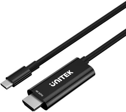 Unitek USB-C to HDMI 4K@60Hz Cable with 100W PD Charging