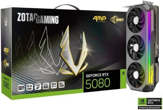 ZOTAC GAMING GeForce RTX 5080 AMP Extreme INFINITY Graphics Card