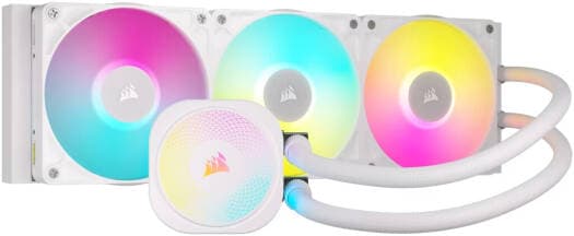 Corsair iCUE LINK TITAN 360 RX RGB AIO Liquid CPU Cooler — White