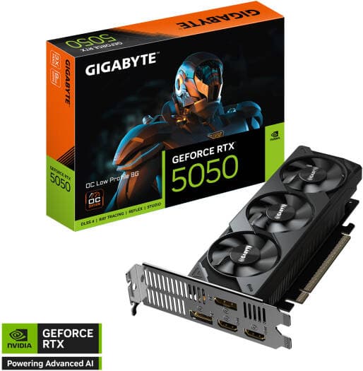 GIGABYTE GeForce RTX 5050 OC Low Profile 8GB Graphic Card