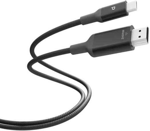 Powerology Power Sync Flex USB C to HDMI Cable