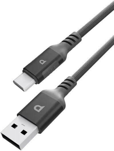 Powerology Power Sync Weave USB A to USB C Cable