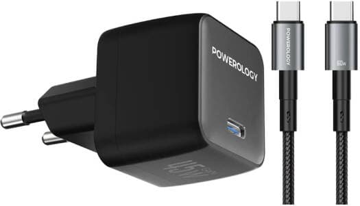 Powerology QX 45W Pocket Sized GaN Adapter
