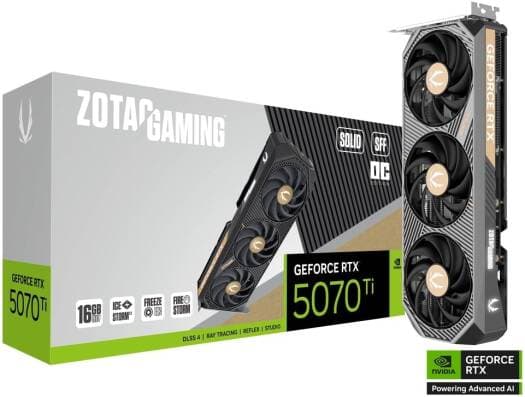 ZOTAC GAMING GeForce RTX 5070 Ti SOLID SFF OC Graphic Cards